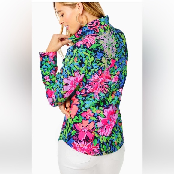 New! Lilly pulitzer XS Lenona UPF 50 zip up jacket. - Picture 7 of 11
